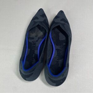 Rothy's The Point Gray Camo Ballet Flat Women's Size 8 Machine Washable